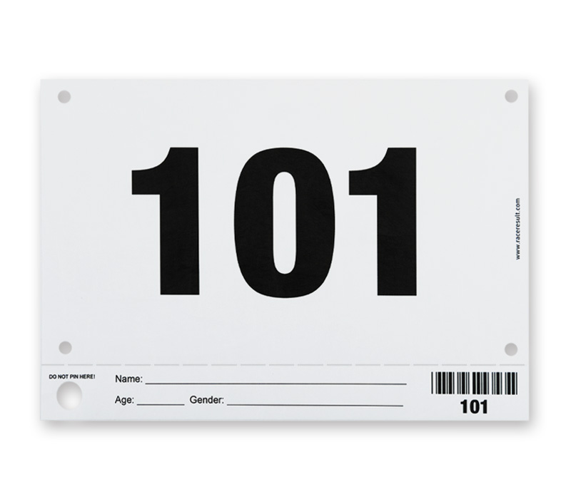 RACE RESULT Race Numbers